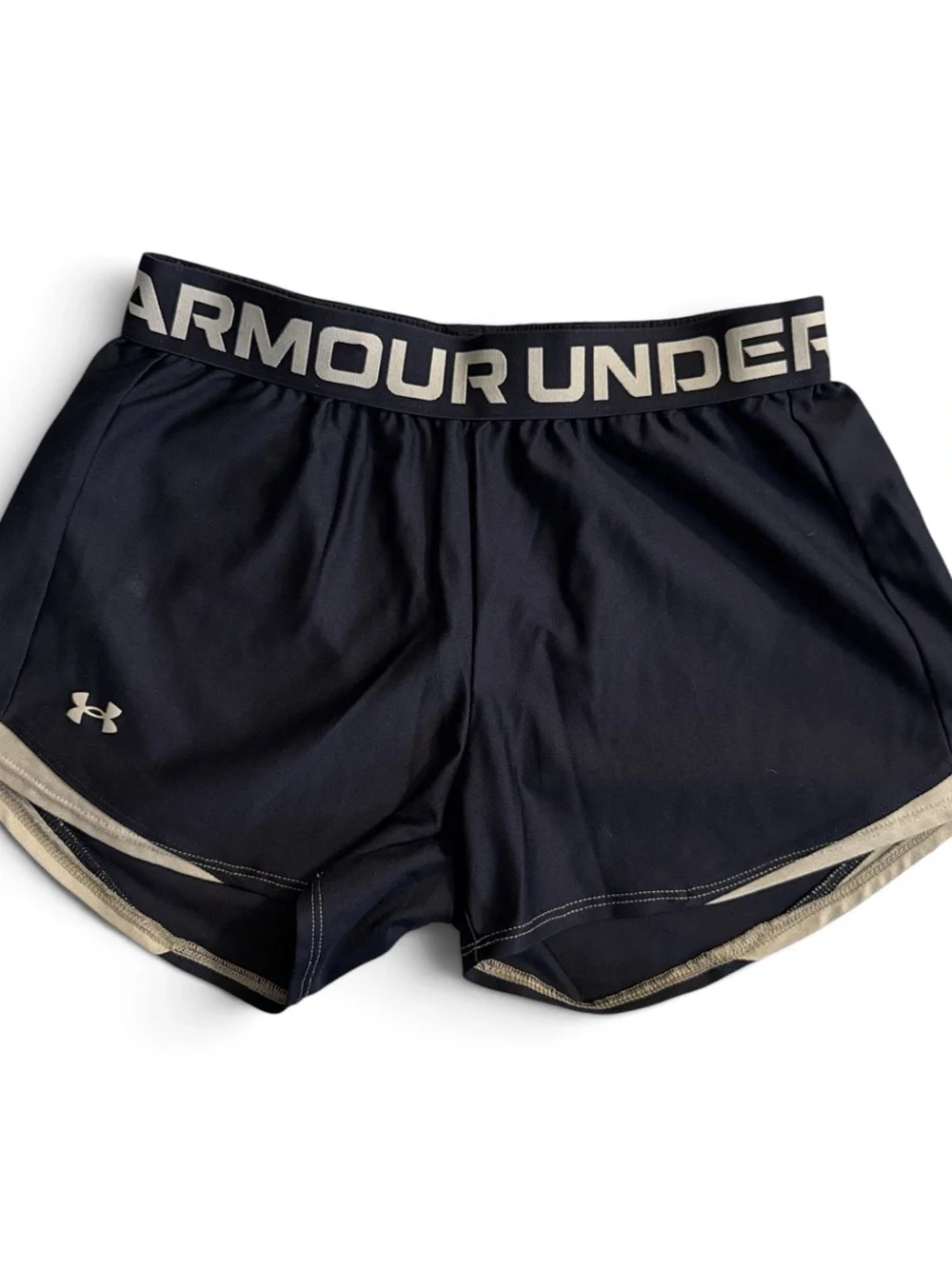 Under Armour Navy Athletic Shorts with Light Trim